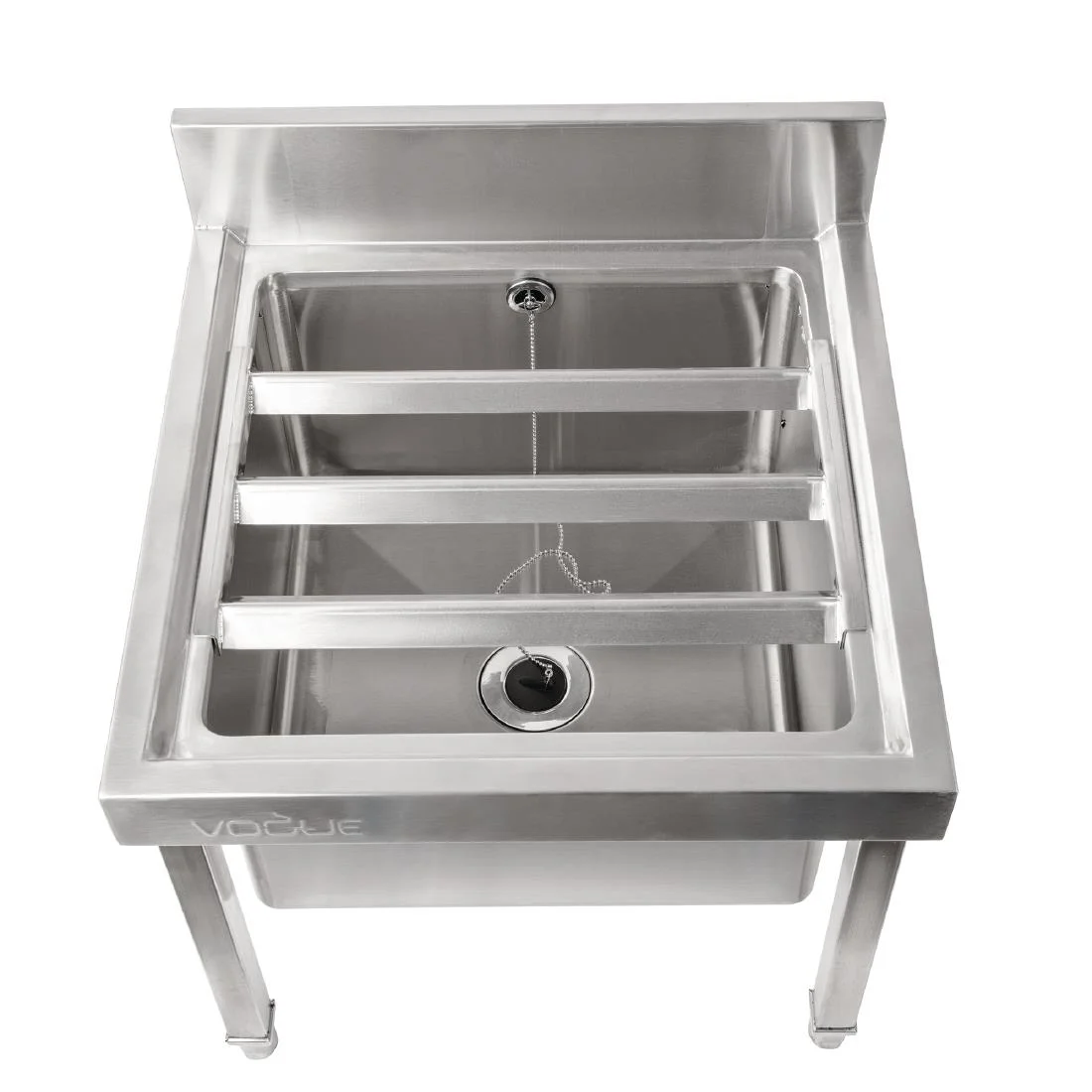 Vogue Stainless Steel Mop Sink - Image 3