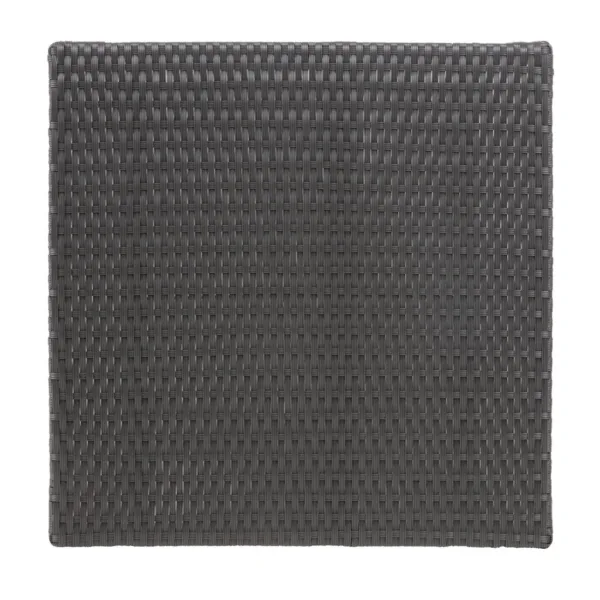Bolero PE Wicker Folding Square Table 600mm