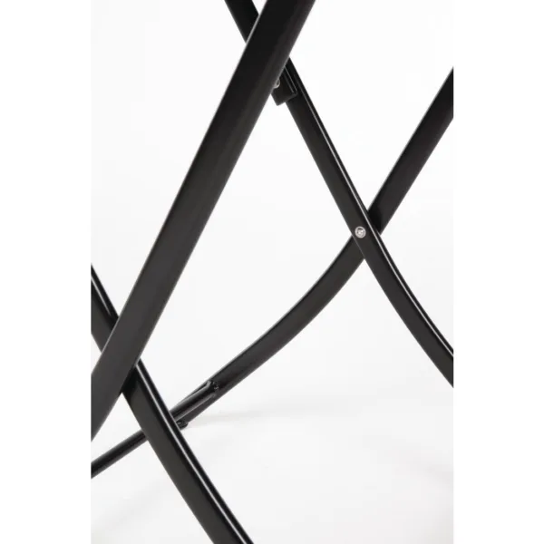 Bolero PE Wicker Folding Square Table 600mm