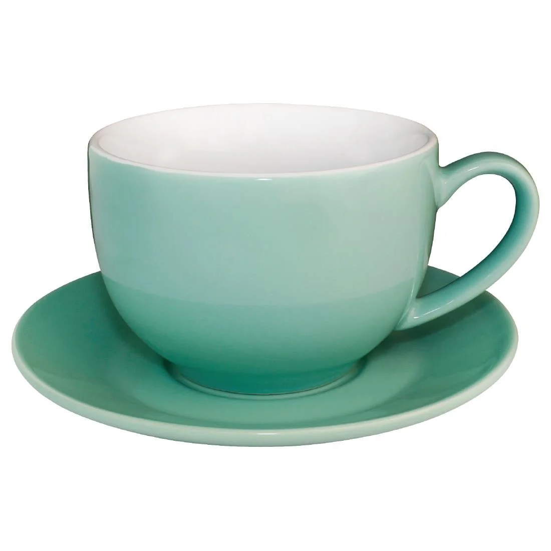 Olympia Cafe Saucers Aqua 158mm - Image 3