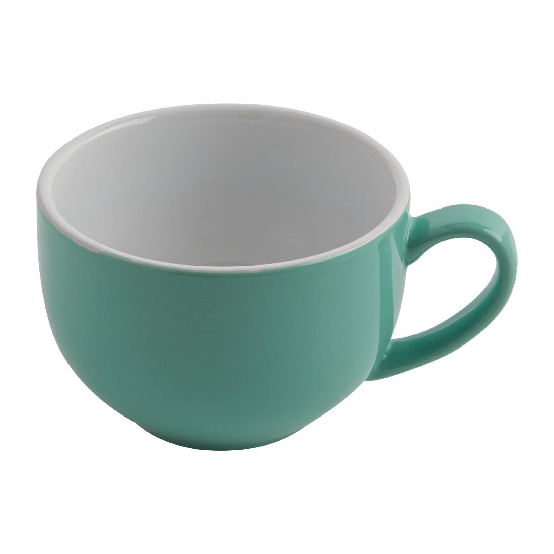 Olympia Cafe Cappuccino Cups Aqua 340ml