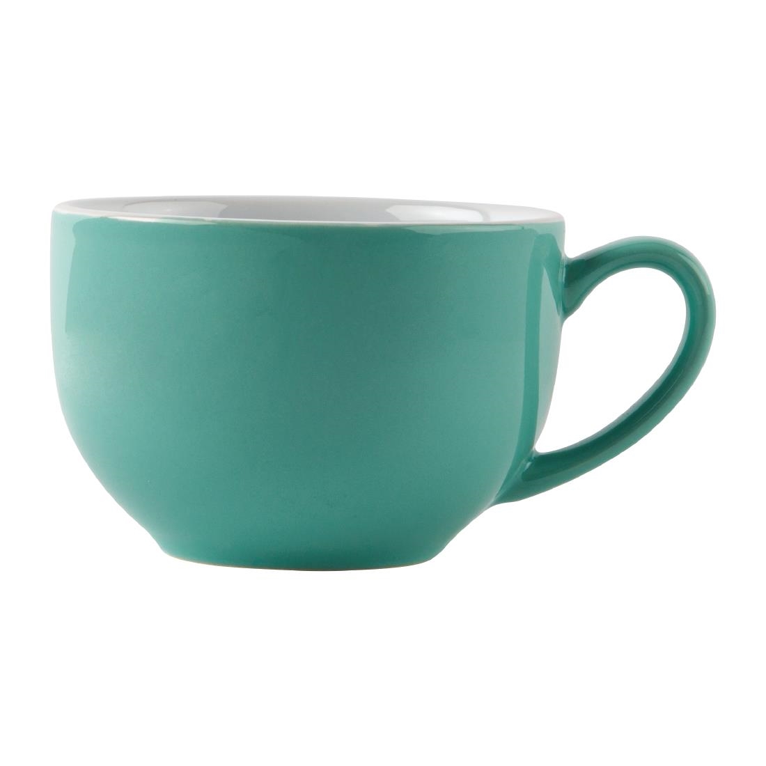 Olympia Cafe Cappuccino Cups Aqua 340ml