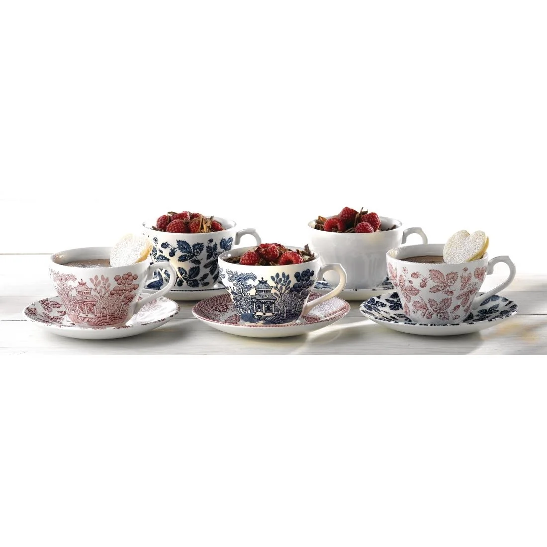 Churchill Vintage Prints Willow Georgian Teacup Blue 200ml - Image 2