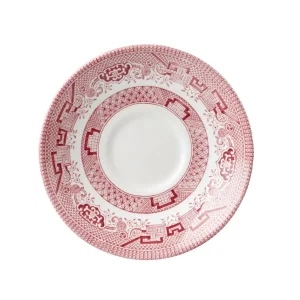 Churchill Vintage Prints Willow Georgian Saucer Cranberry 141mm
