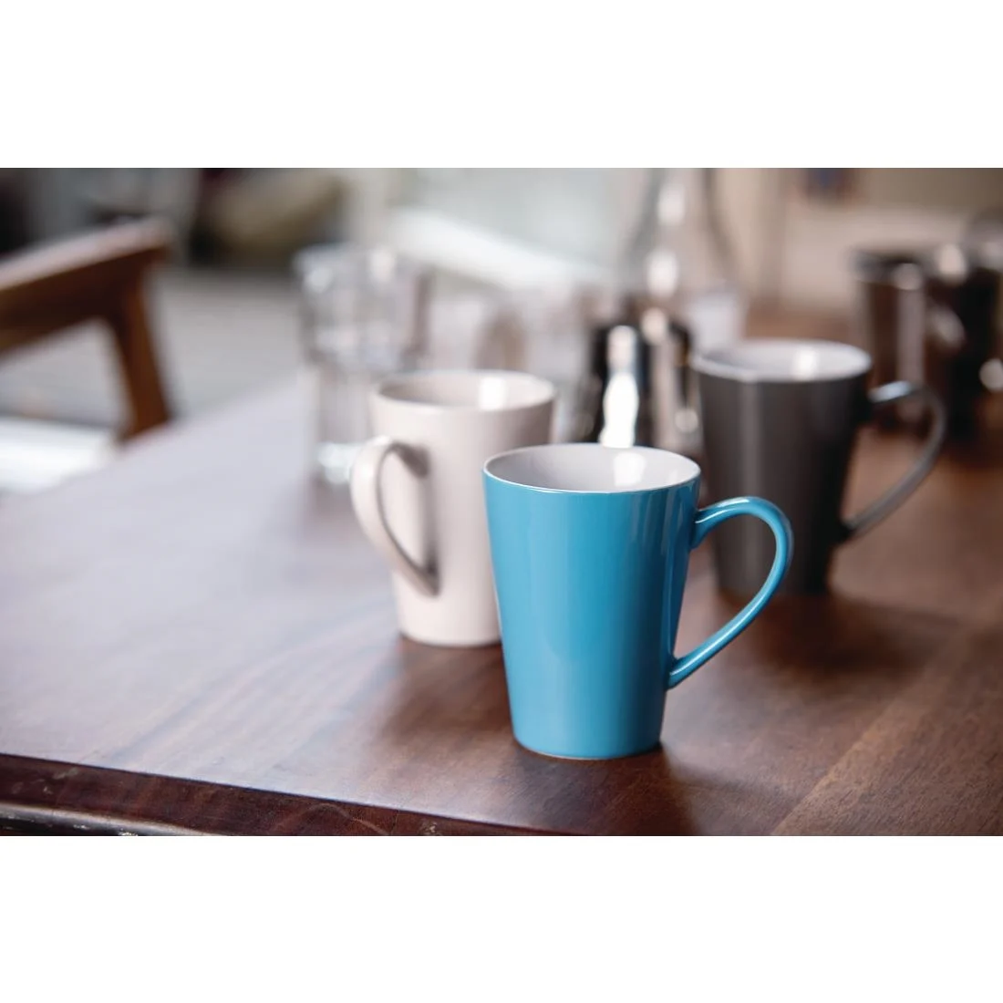 Olympia Cafe Latte Cup Blue 340ml