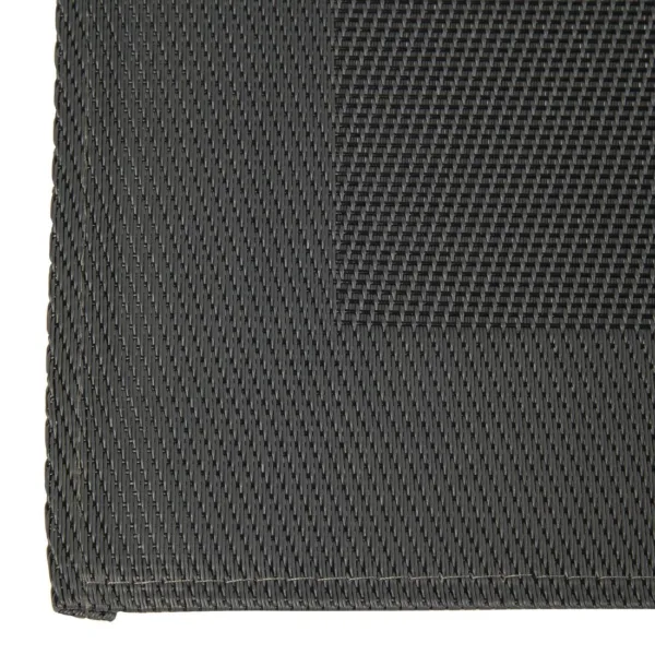 APS PVC Placemat Fine Band Frame Black