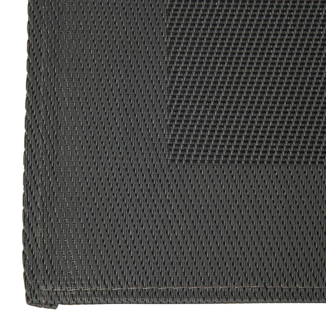 APS PVC Placemat Fine Band Frame Black - Image 2