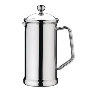 Cafetiere Stainless Steel Polished Finish 6 Cup
