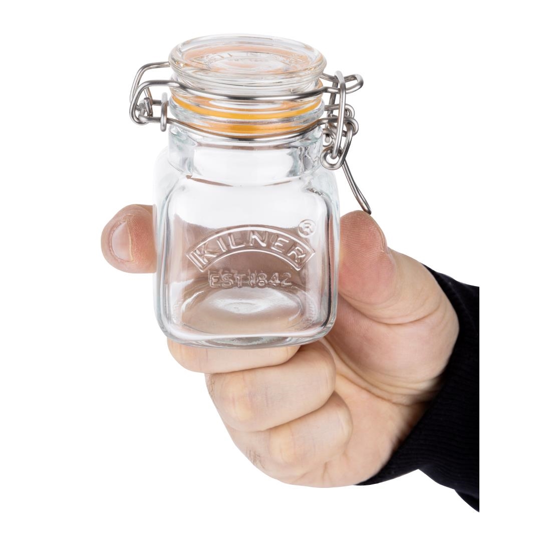 Kilner Square Clip Top Spice Jar 70ml