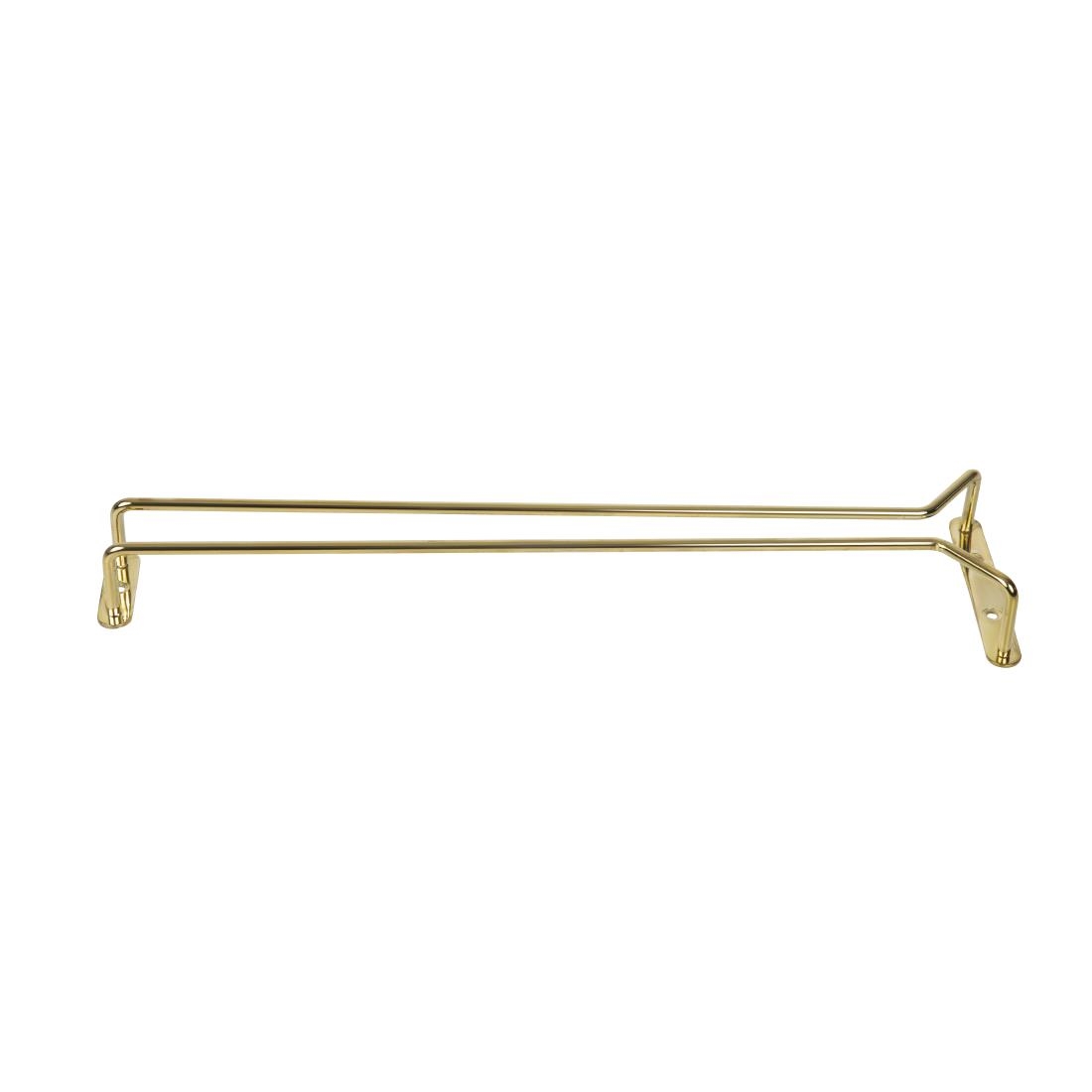 Beaumont Brass Wine Glass Rack 406mm