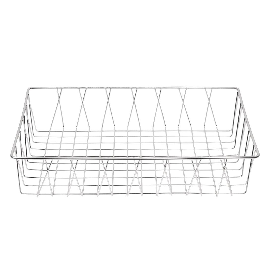 Olympia St/St Wire Display Basket 450 x 300 x 100mm