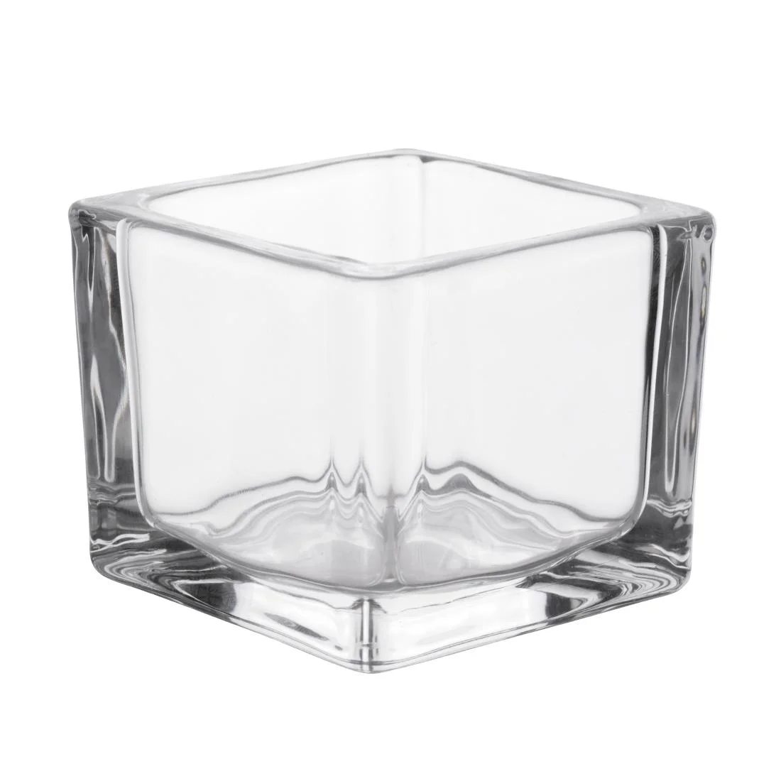 Olympia Glass Tealight Holder Square Clear - Image 4