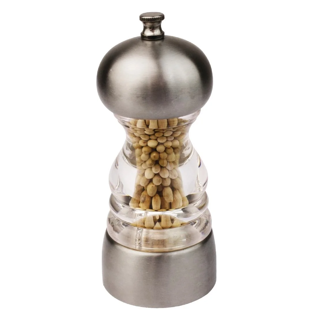 Olympia Stainless Steel Salt and Pepper Mill - Image 2