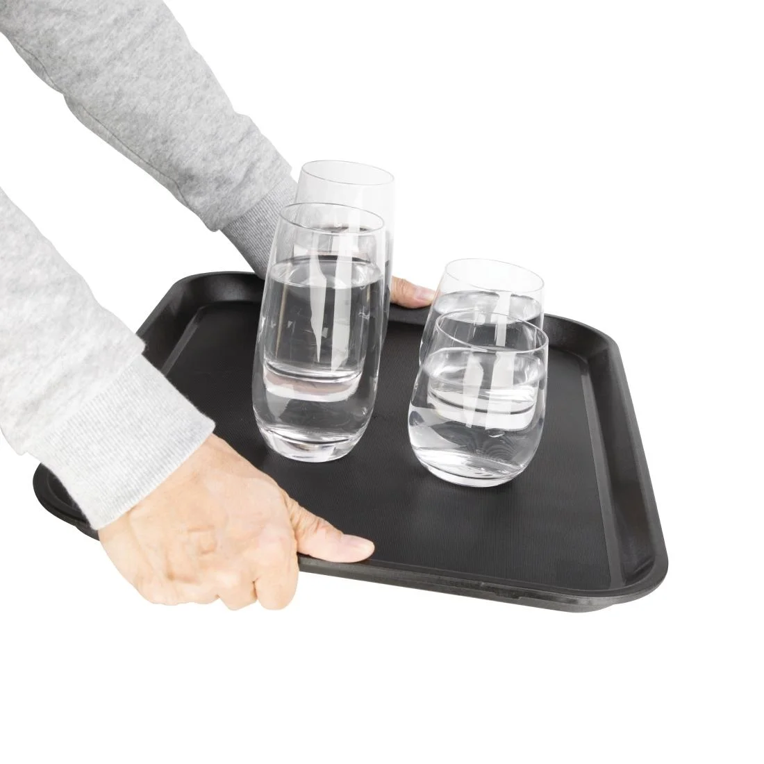 Kristallon Non-slip Tray Black 14 x 18 in - Image 6