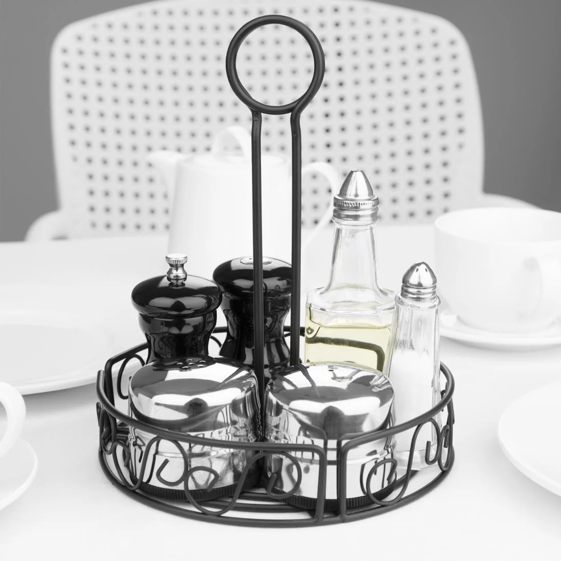 Olympia Wire Condiment Holder - Black - Image 5