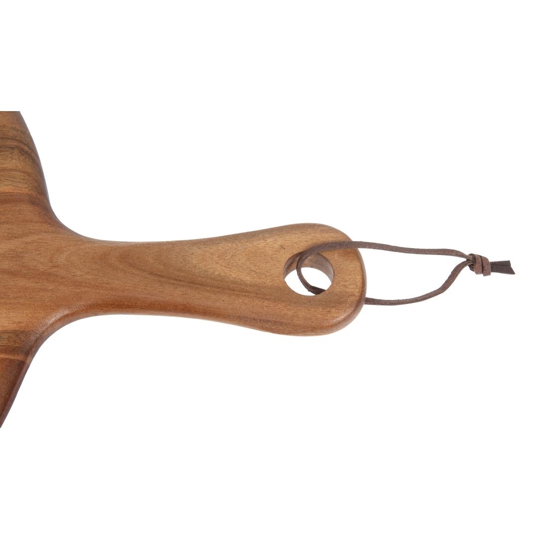 Olympia Acacia Handled Wooden Board Round 355mm