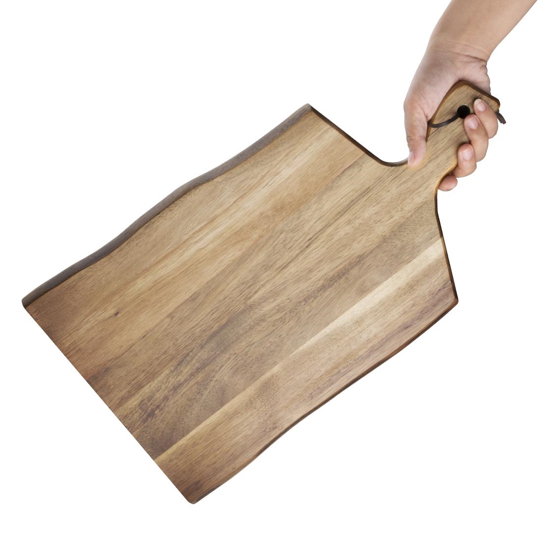 Olympia Acacia Wavy Handled wooden Board Large