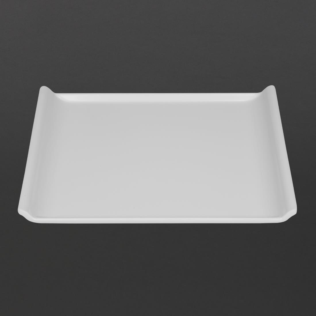 Kristallon Melamine Platter White 300 x 250mm