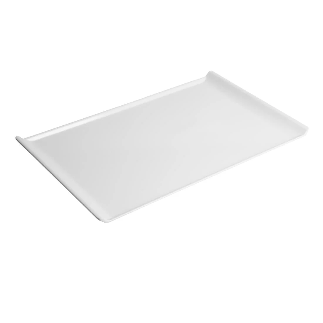 Kristallon Melamine Platter White 530 x 330mm - Image 2
