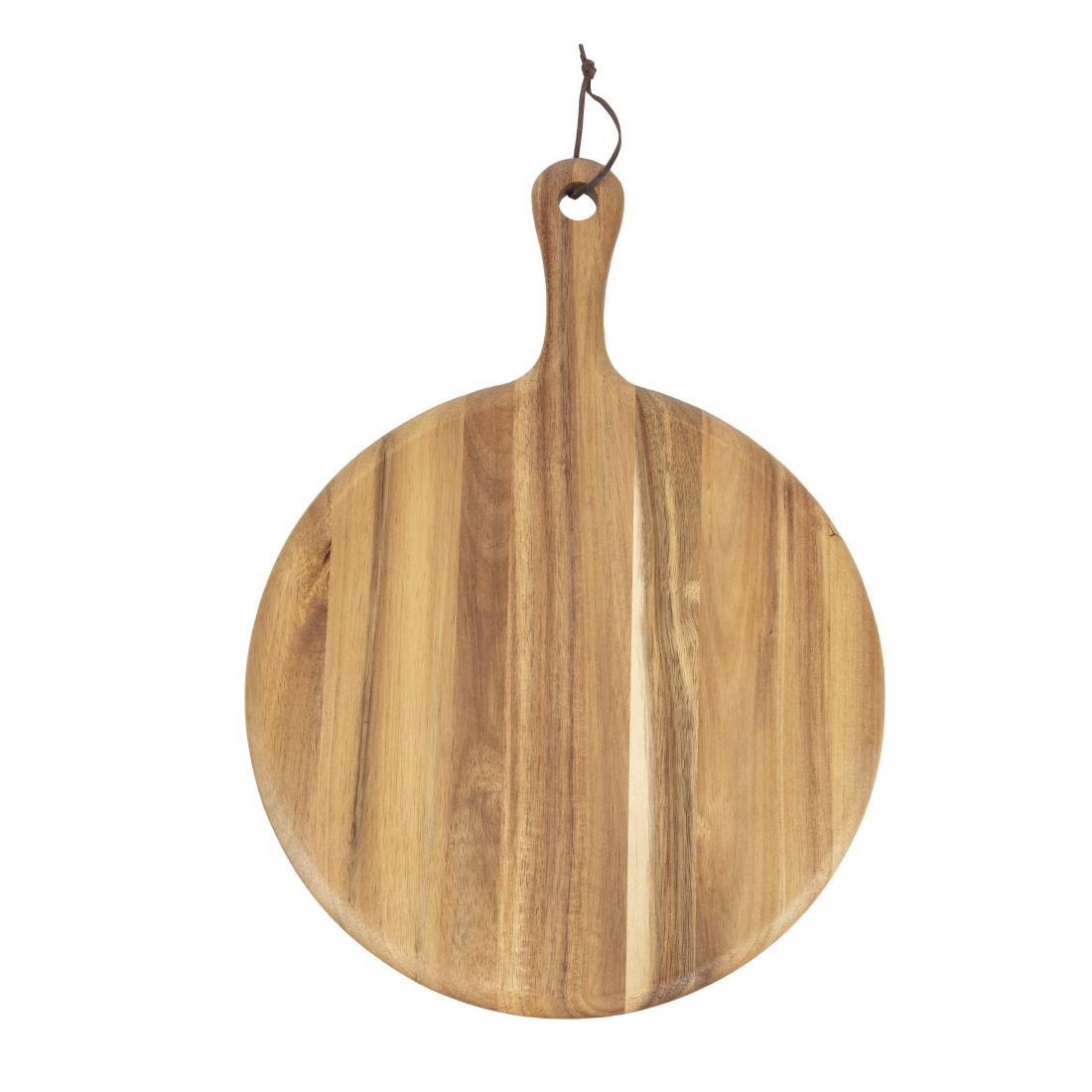 Olympia Acacia Handled Wooden Board Round 330mm