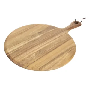 Olympia Acacia Handled Wooden Board Round 330mm