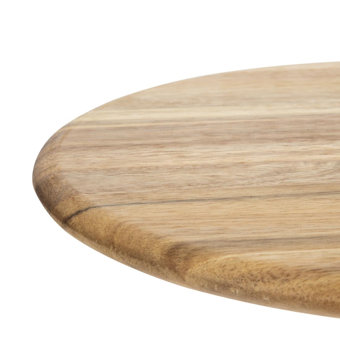 Olympia Acacia Handled Wooden Board Round 330mm