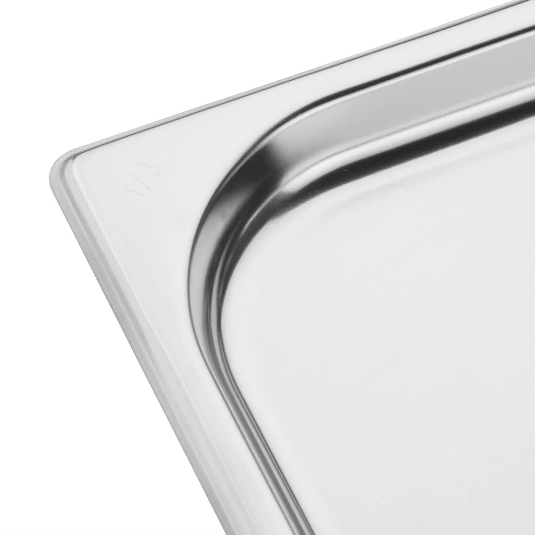 Vogue Stainless Steel GN 1/3 Pan 20mm - Image 5