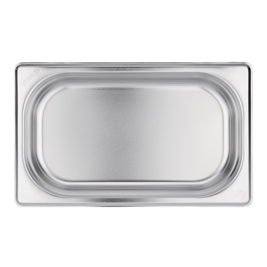 Vogue Stainless Steel GN 1/4 Pan 40mm