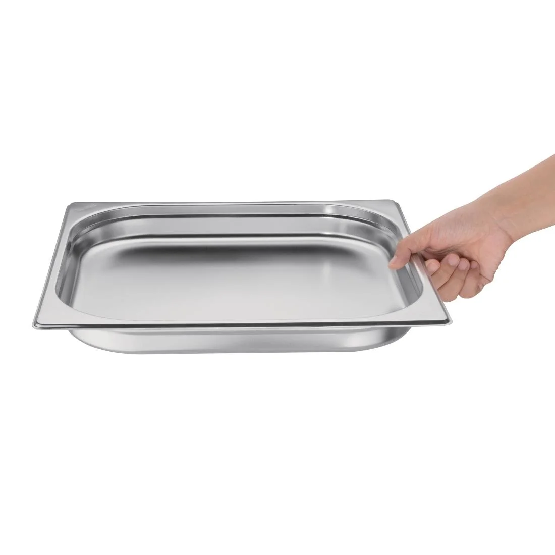 Vogue Stainless Steel GN 2/3 Pan 20mm - Image 4
