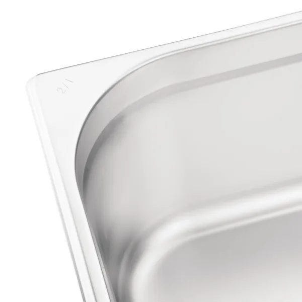 Vogue Stainless Steel GN 2/1 Double Size Gastronorm Pan 200mm