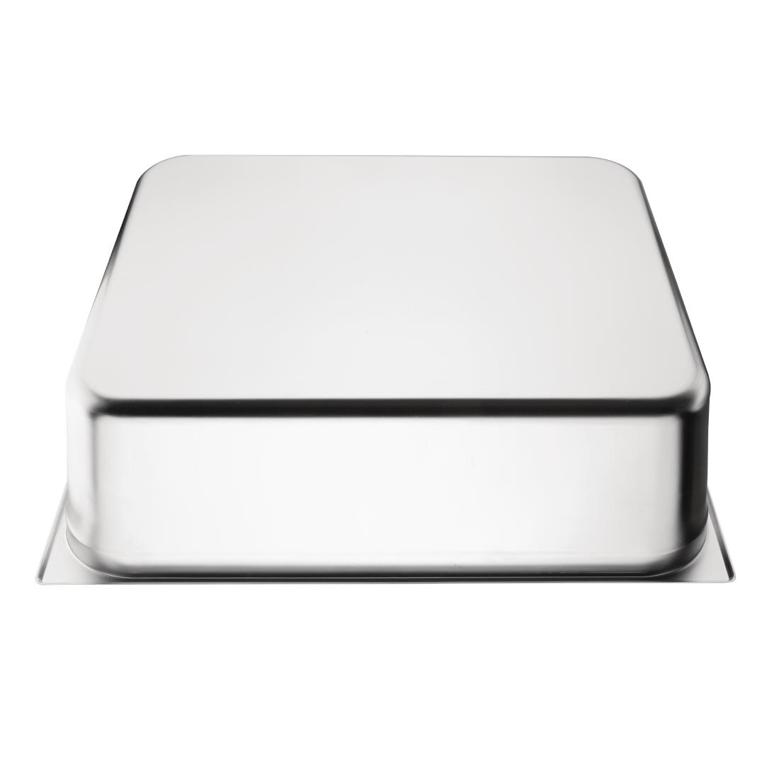 Vogue Stainless Steel GN 2/1 Double Size Gastronorm Pan 200mm