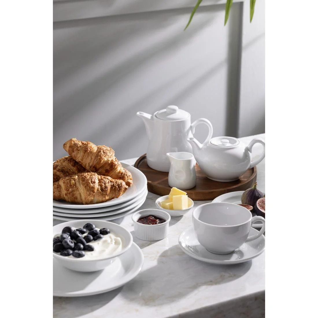 Olympia Whiteware Teapots 426ml 15oz - Image 8