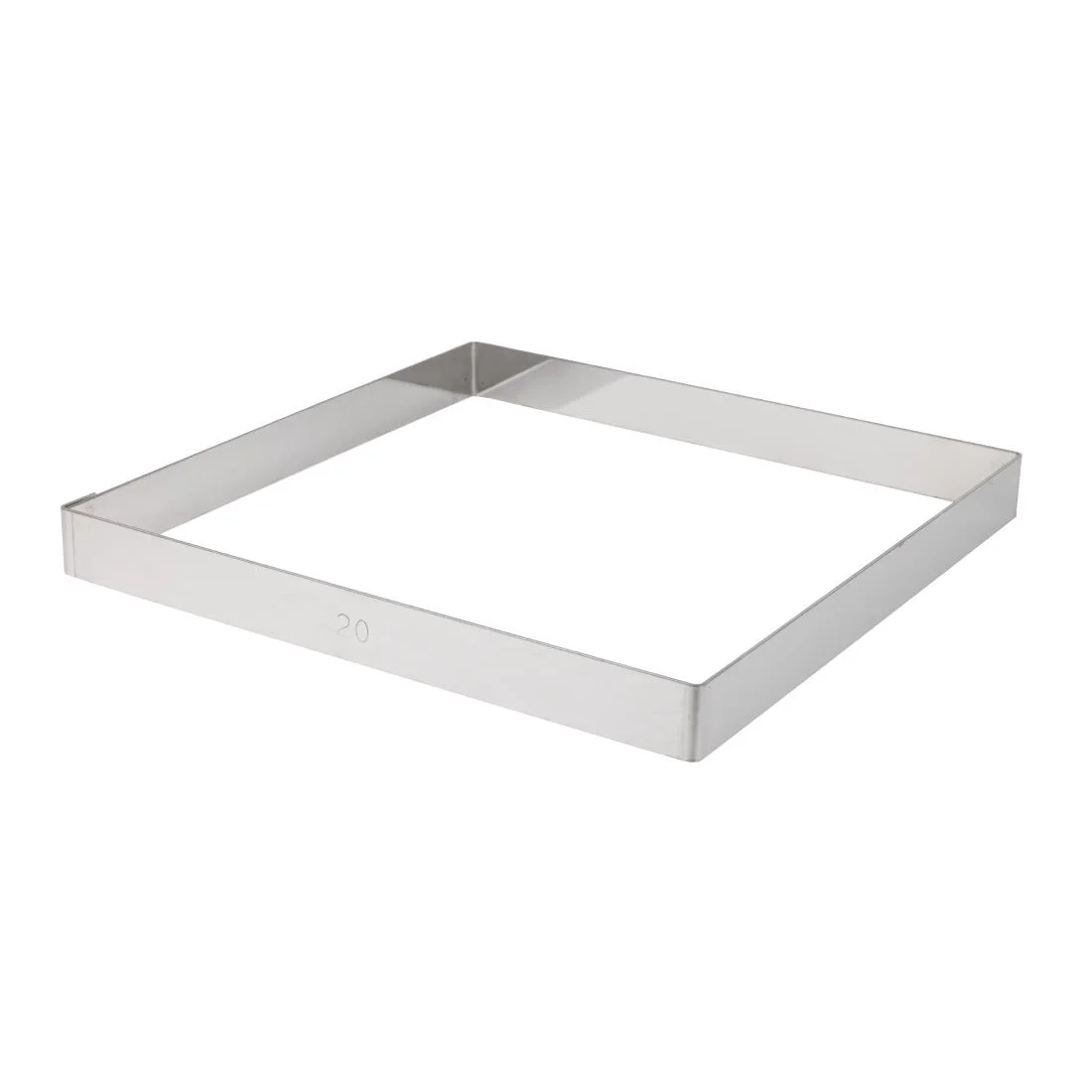 De Buyer Stainless Steel Square Ring 200mm x 20mm - Image 4