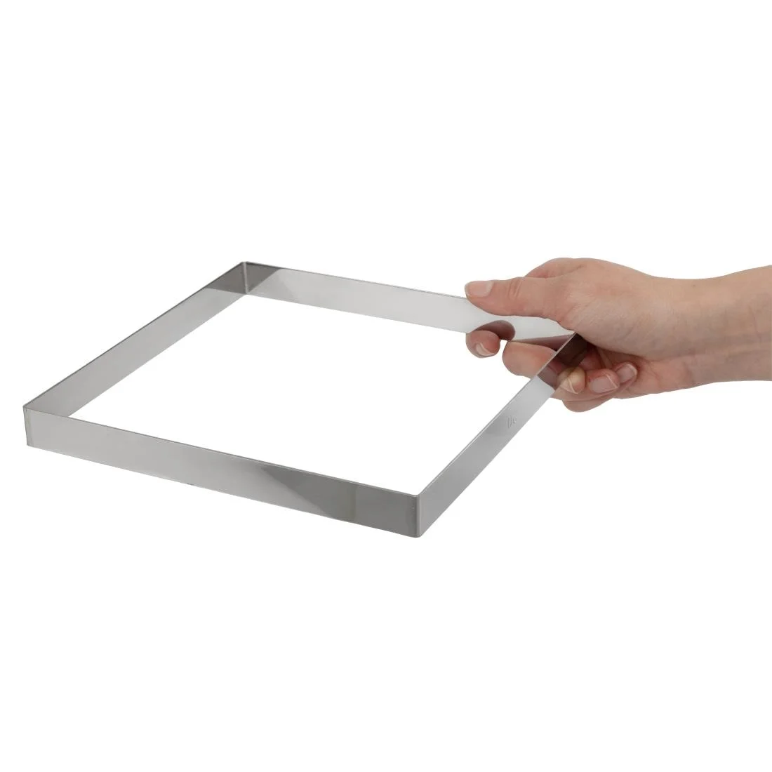 De Buyer Stainless Steel Square Ring 200mm x 20mm - Image 5