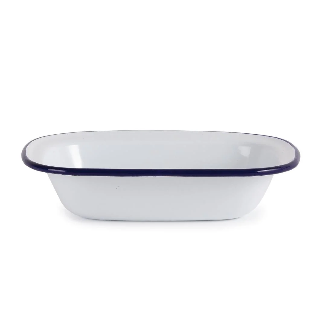 Olympia Enamel Pie Dishes Rectangular 180 x 135mm - Image 2