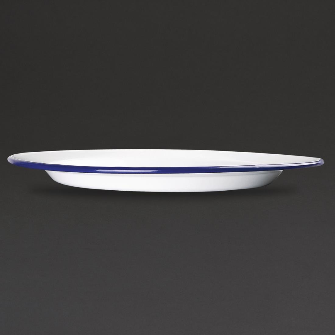 Olympia Enamel Dinner Plates 245mm