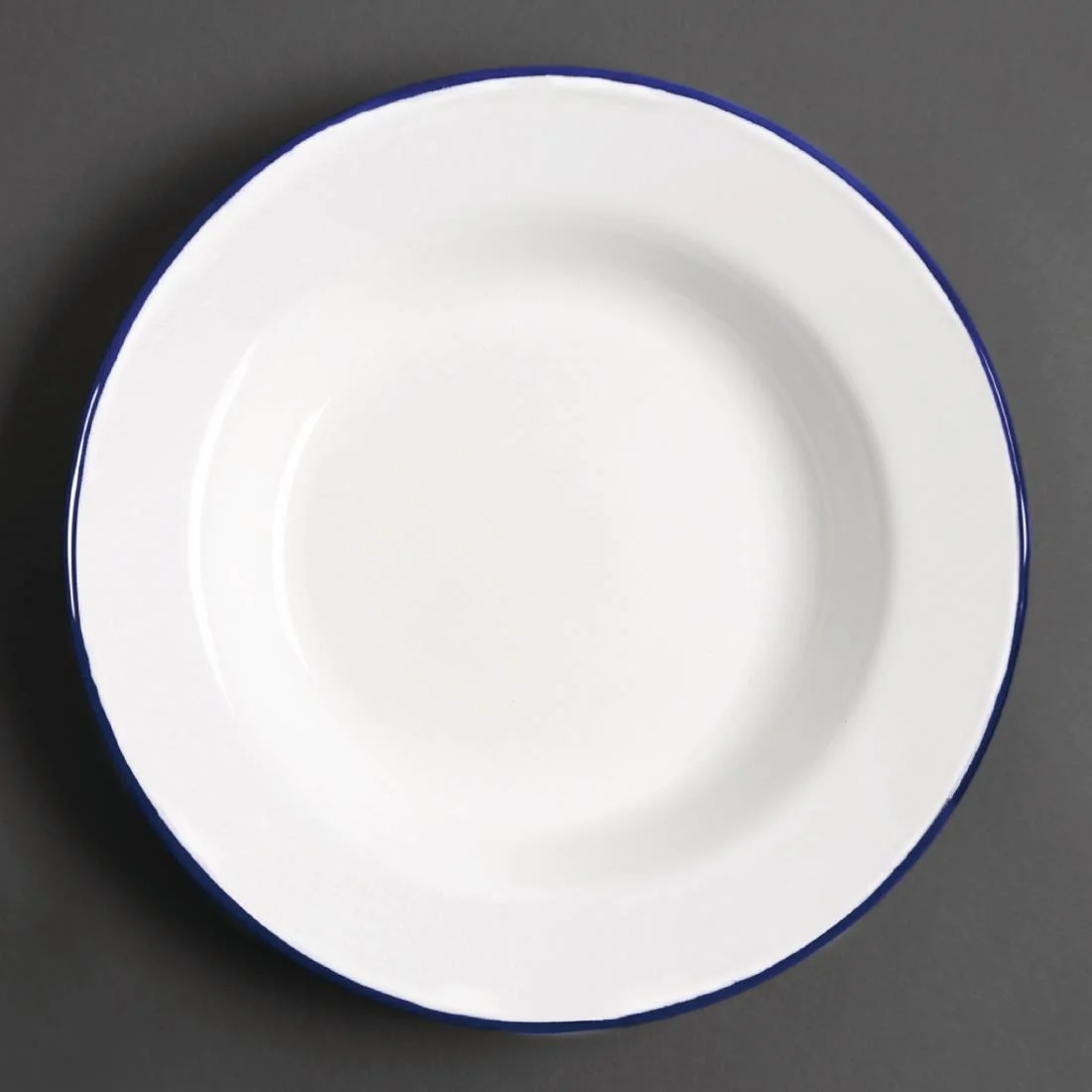 Olympia Enamel Soup Plates 245mm - Image 3