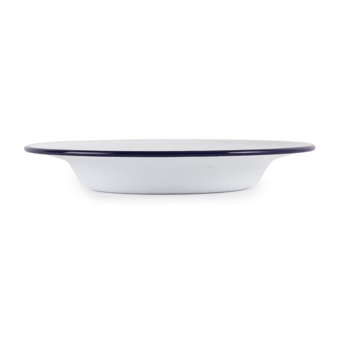 Olympia Enamel Soup Plates 245mm