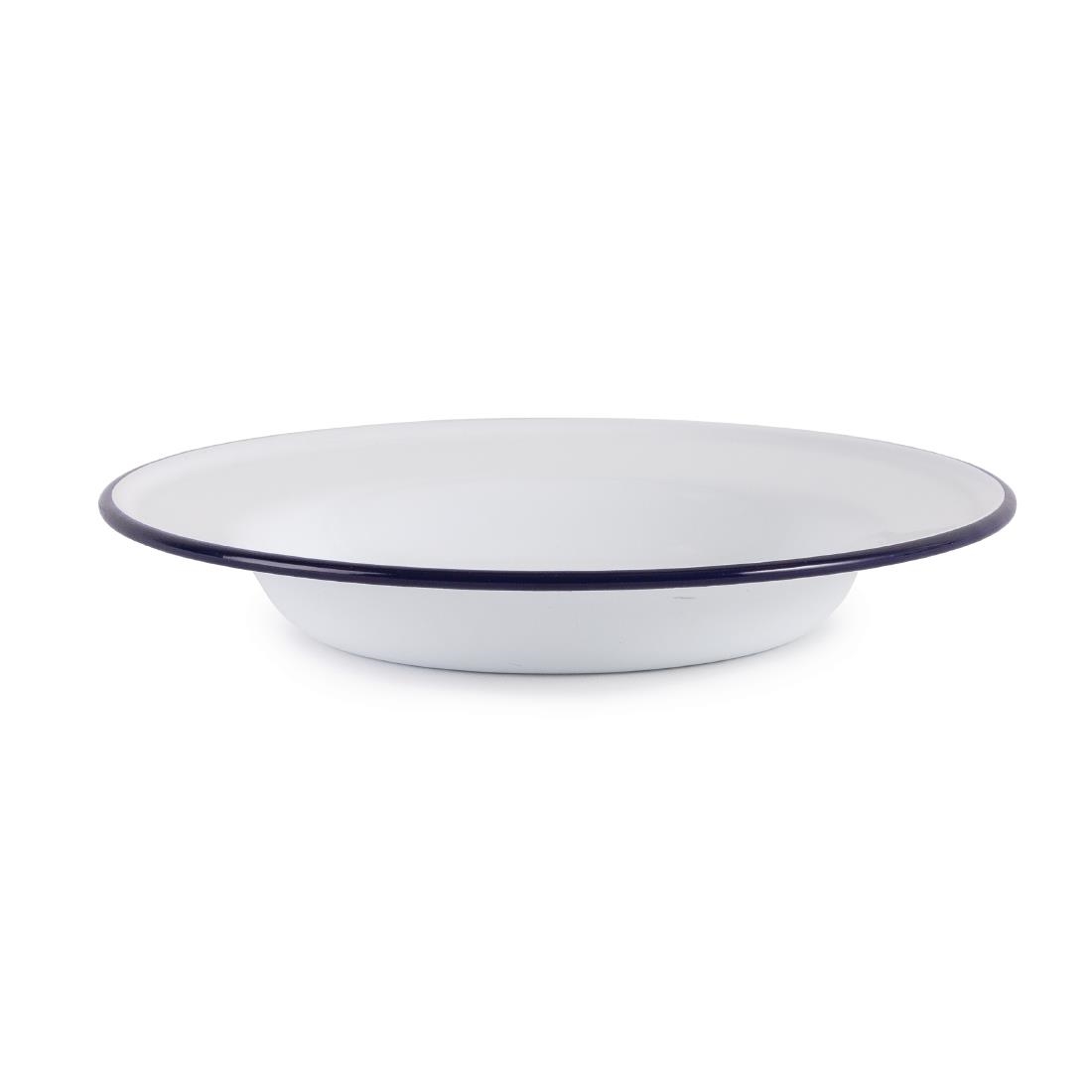 Olympia Enamel Soup Plates 245mm