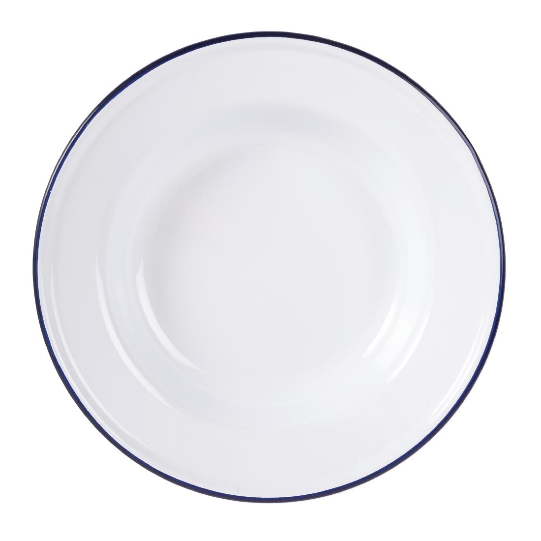 Olympia Enamel Soup Plates 245mm