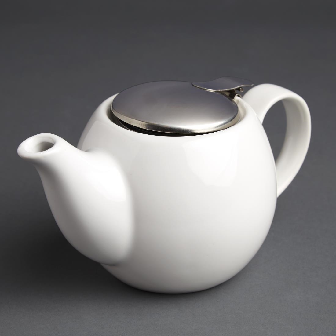 Olympia Cafe Teapot 510ml White