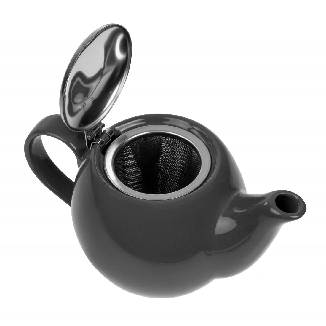 Olympia Cafe Teapot 510ml Charcoal - Image 3