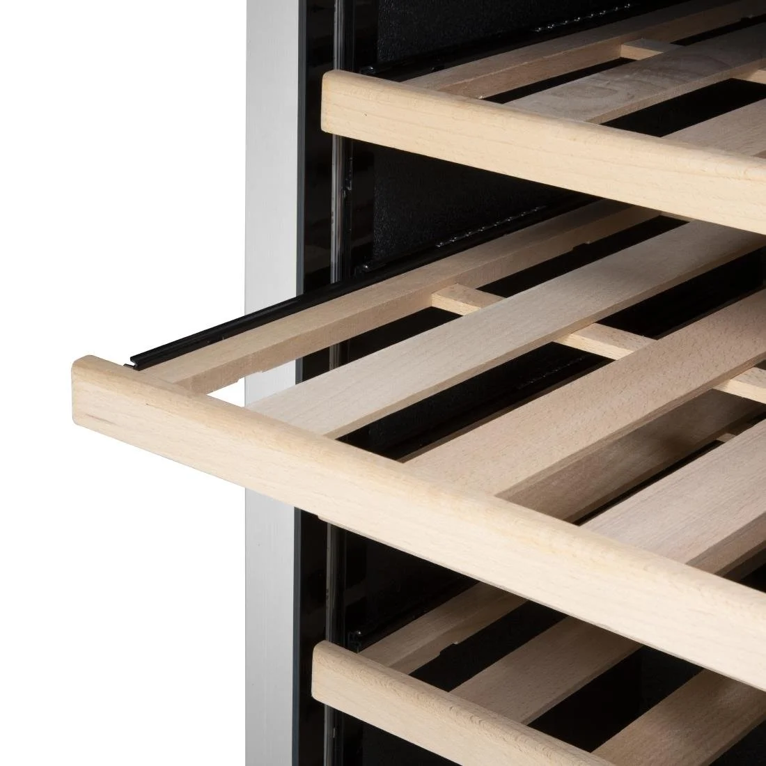 Polar G-Series Dual Zone Wine Fridge Stainless Steel 109 Bottle - Image 5