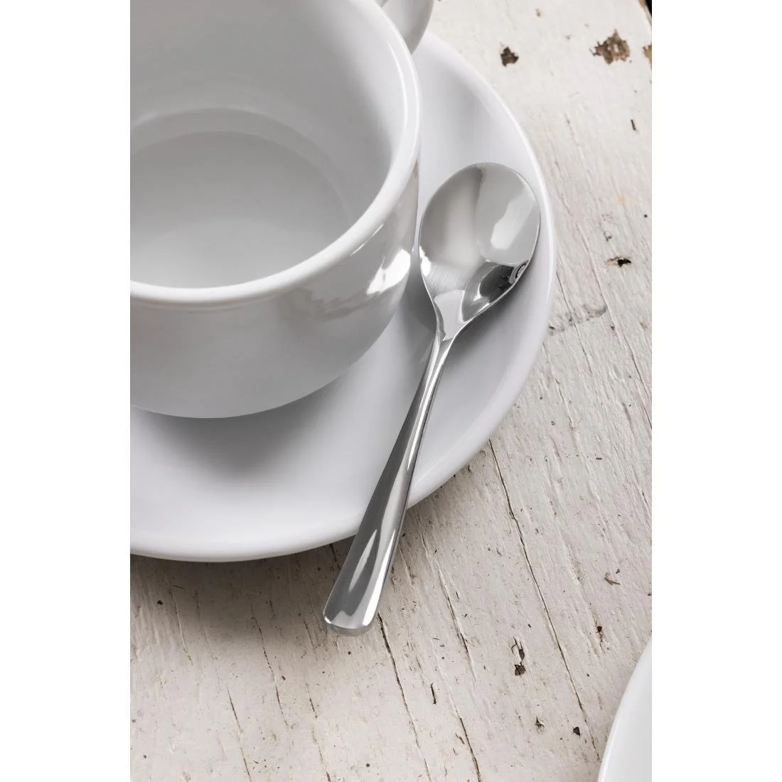 Olympia Roma 18/10 Stainless Steel Coffee Spoons (12 Pack) - Image 4