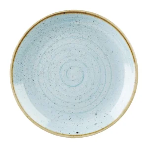 Churchill Stonecast Round Coupe Plate Duck Egg Blue 295mm
