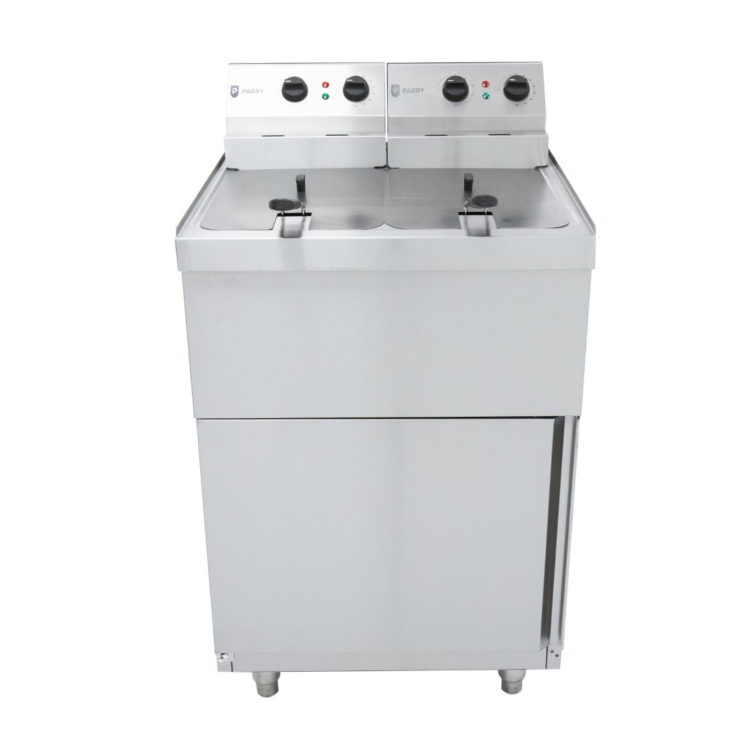 Parry Double Electric Pedestal Fryer NPDPF6