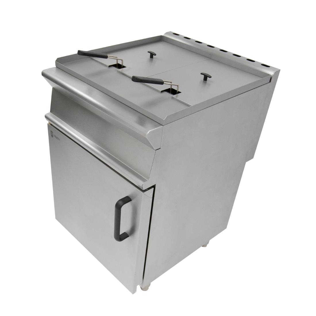 Parry Double Natural Gas Pedestal Fryer PDGF