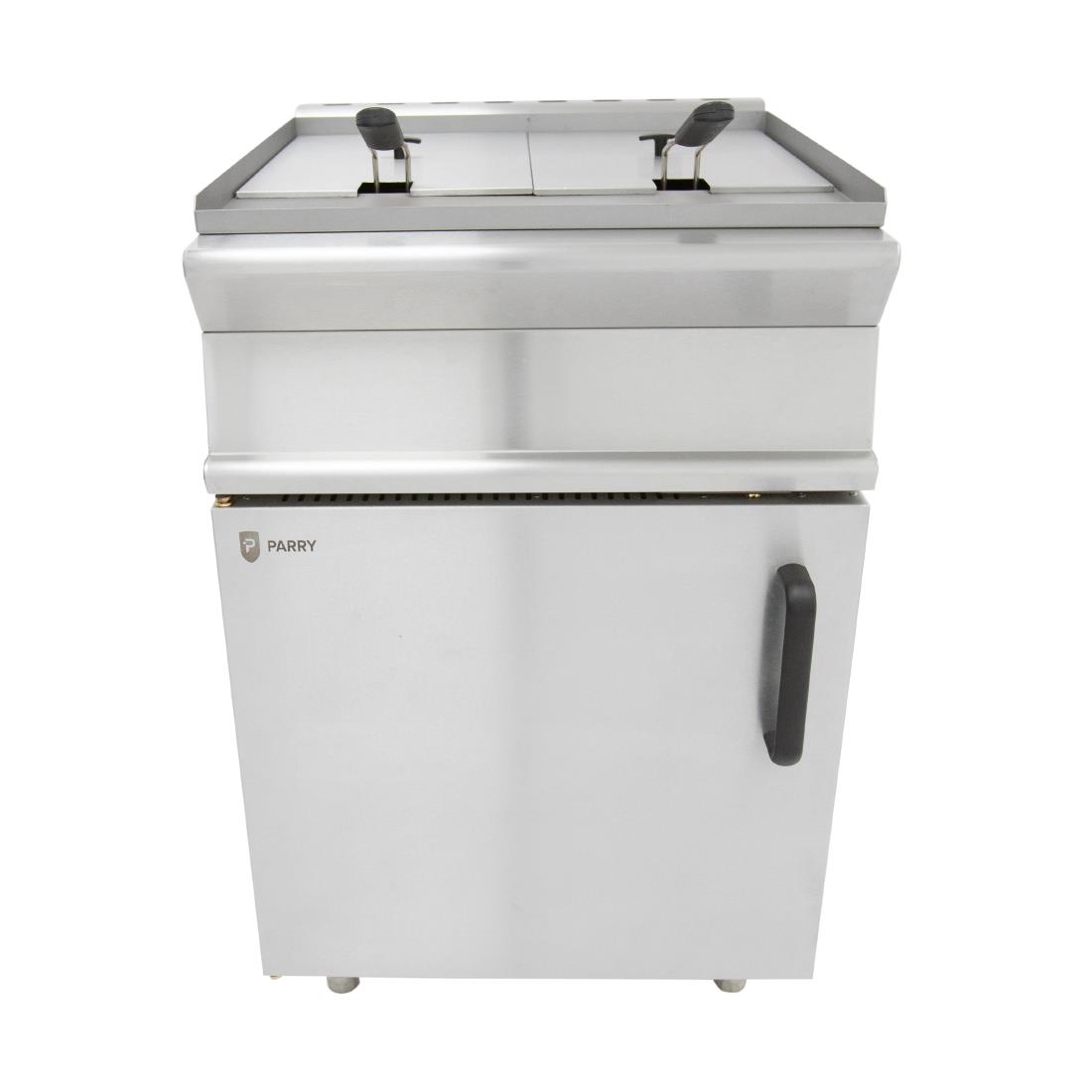 Parry Double Natural Gas Pedestal Fryer PDGF