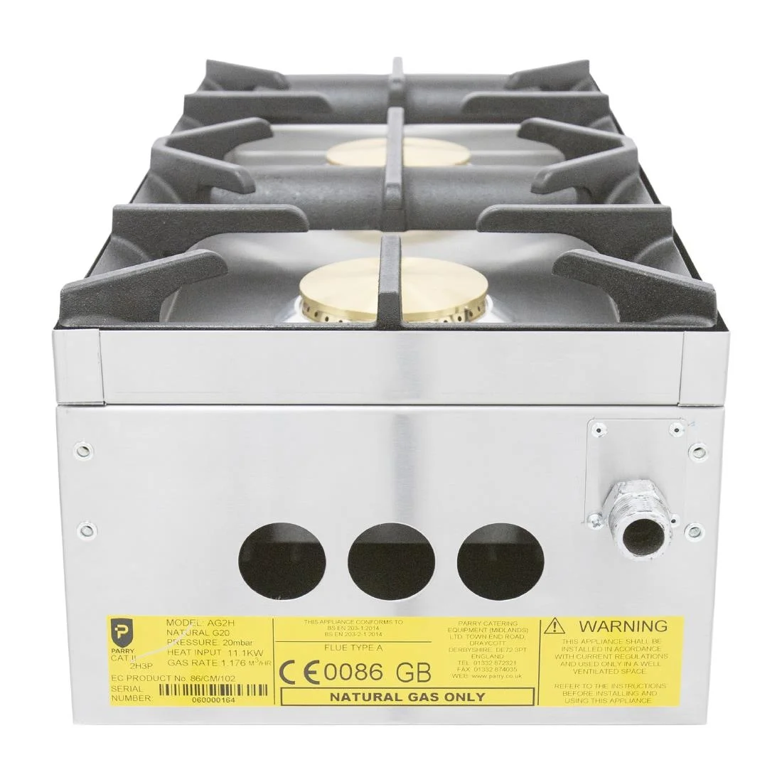 Parry Natural Gas 2 Hob Unit AG2H - Image 2