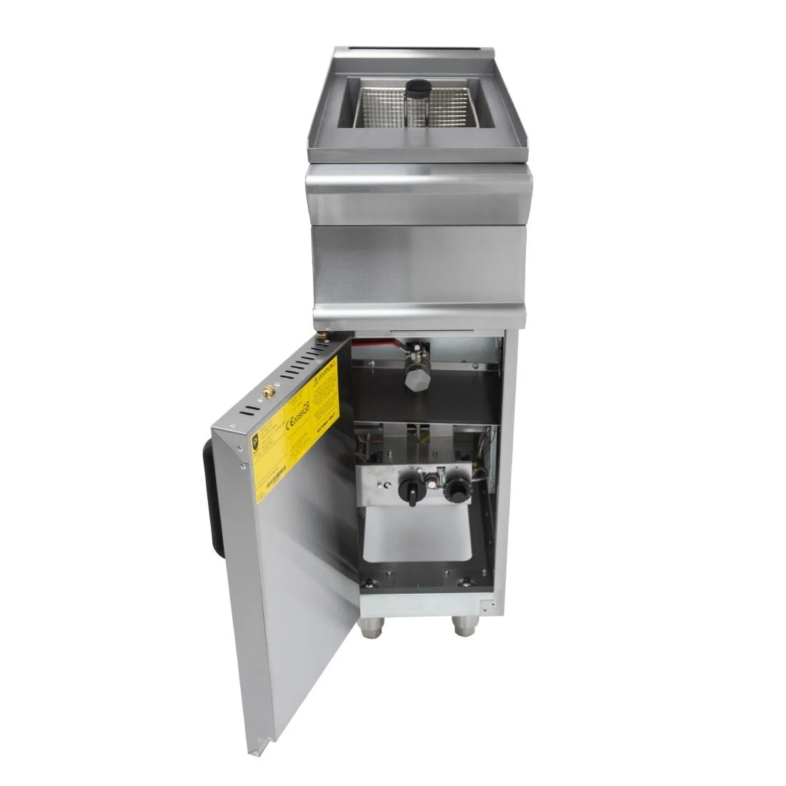 Parry Single Natural Gas Pedestal Fryer PGF - Image 6